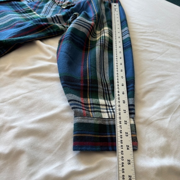 Backpacker Sportswear Men's VINTAGE Long Sleeve Plaid Flannel Button Shirt XXL - Picture 10 of 13